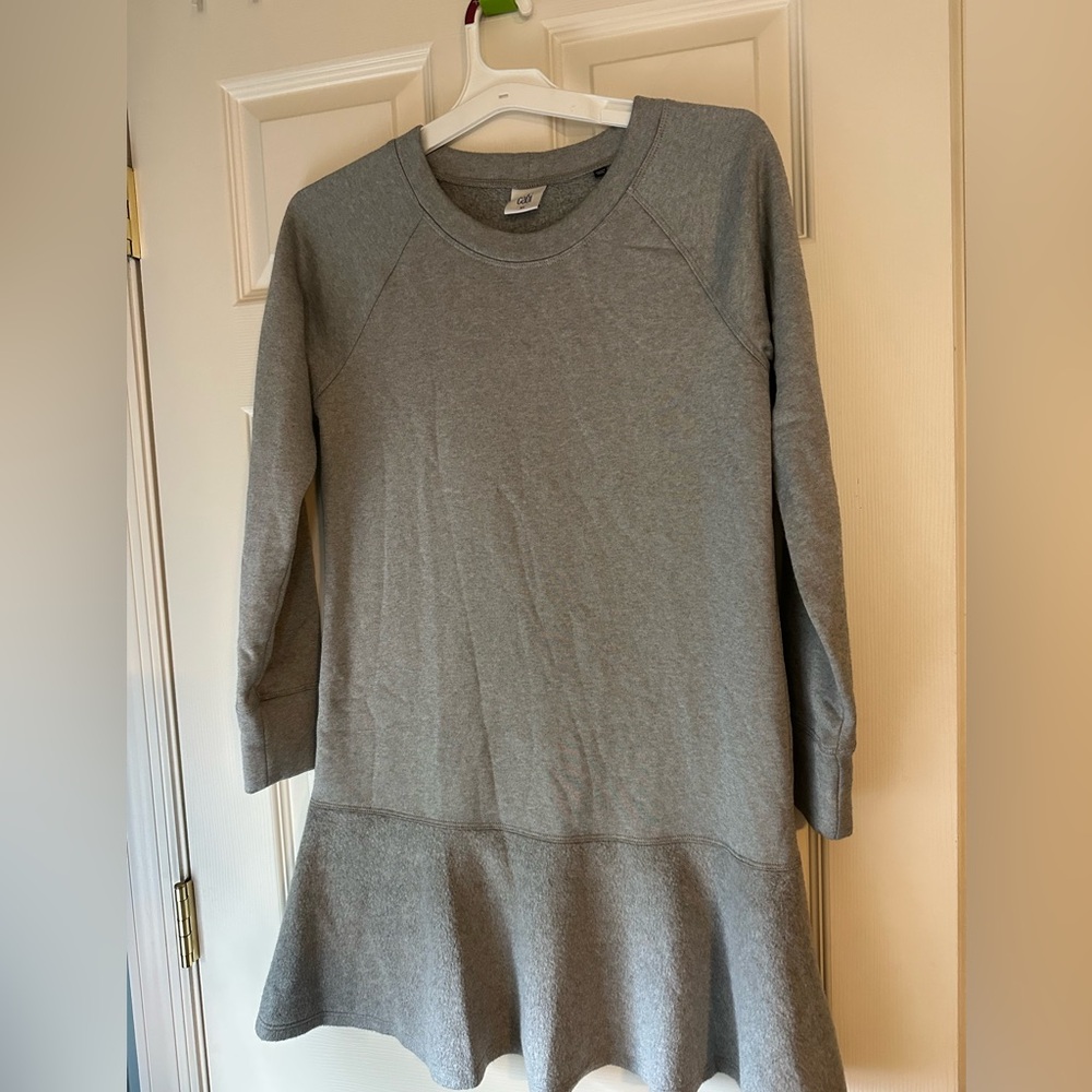CABI Heather Gray sweatshirt dress or long shirt